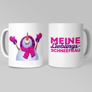 Becher "Lieblings-Schneefrau"