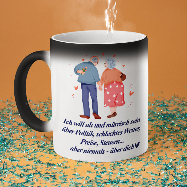 Becher "Niemals - auf dich" Becher "Niemals - auf dich"