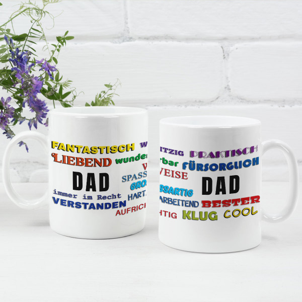 Becher "Papa - Punkt." Becher "Papa - Punkt."