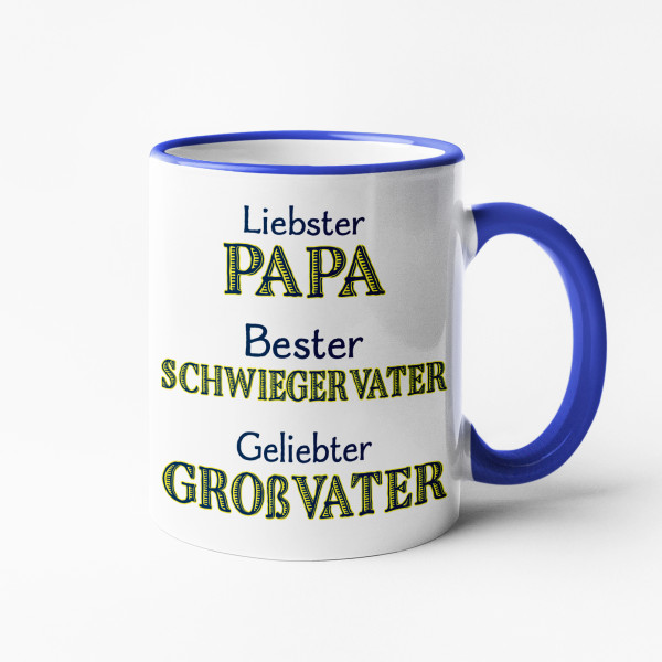 Becher "Papa. Schwiegervater. Opa" Becher "Papa. Schwiegervater. Opa"