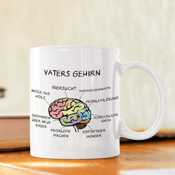 Becher "Papas Gehirn"