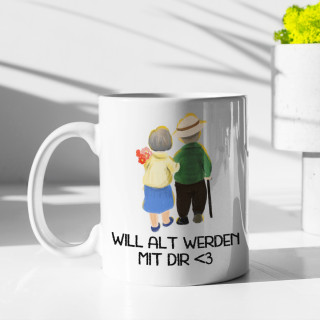 Becher "Zusammen alt werden" Becher "Zusammen alt werden"