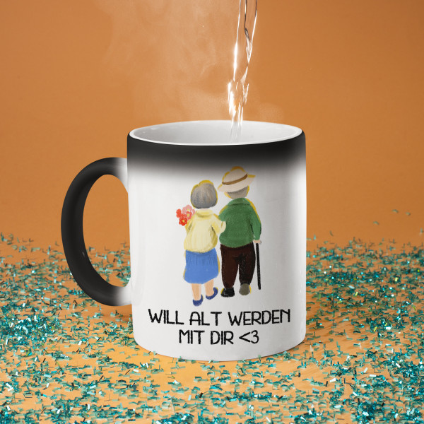 Becher "Zusammen alt werden" Becher "Zusammen alt werden"