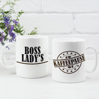 Becher "Pause für die Chefin" Becher "Pause für die Chefin"