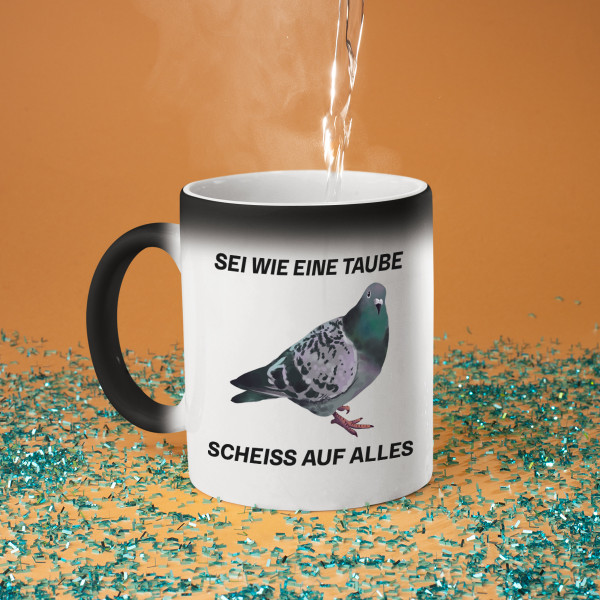 Becher "Sei wie eine Taube"