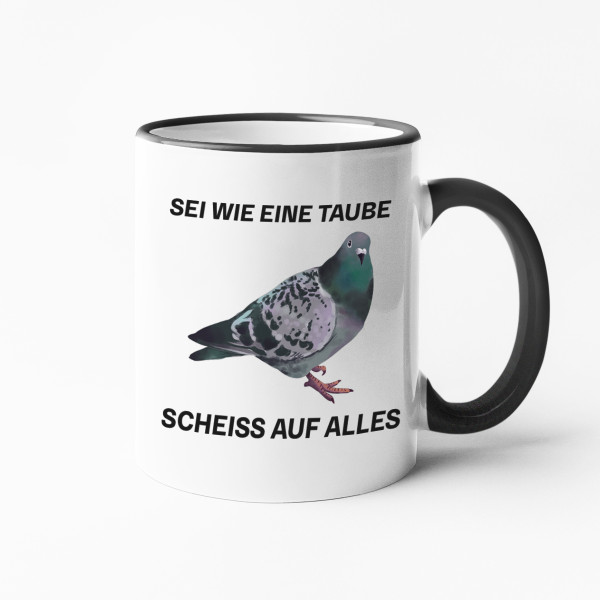 Becher "Sei wie eine Taube"