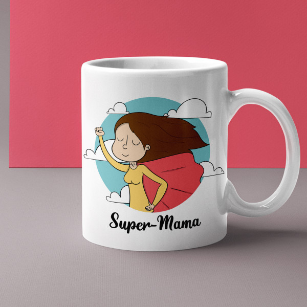 Becher "Super-Mama"