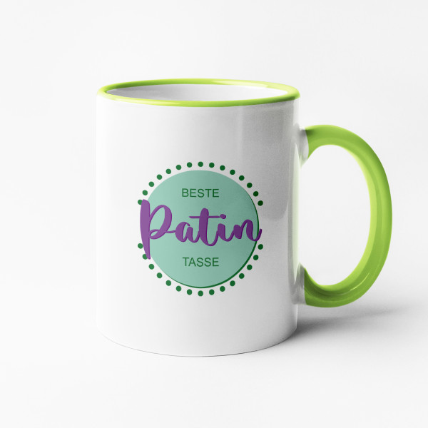 Becher "Tasse für die beste Patentante" Becher "Tasse für die beste Patentante"