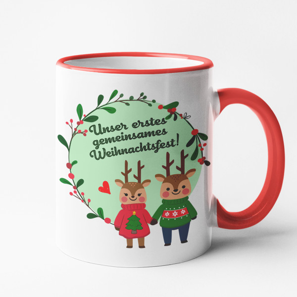 Becher "Unser erstes gemeinsames Weihnachten"