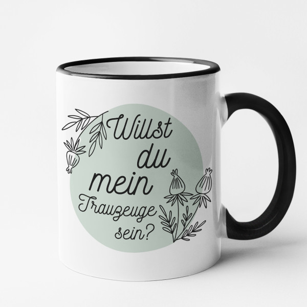 Becher "Willst du mein Trauzeuge sein?"