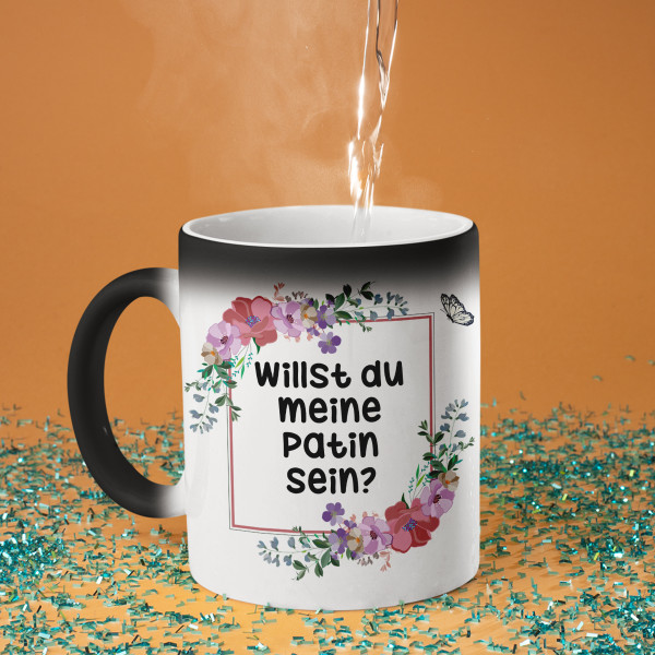 Becher "Willst du meine Patin sein?"