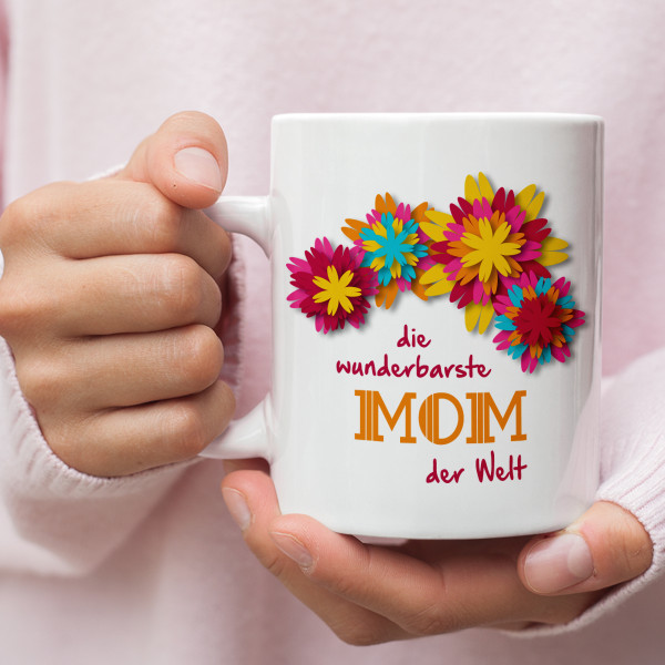 Becher "Wunderschönste Mama"