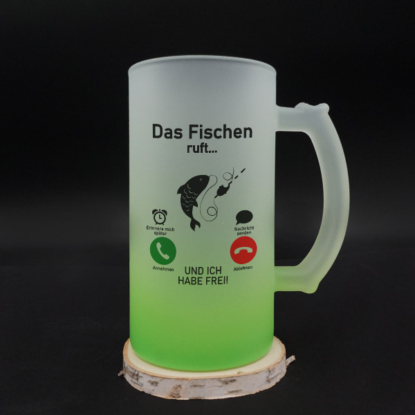 Bierkrug "Das Fischen ruft" Bierkrug "Das Fischen ruft"