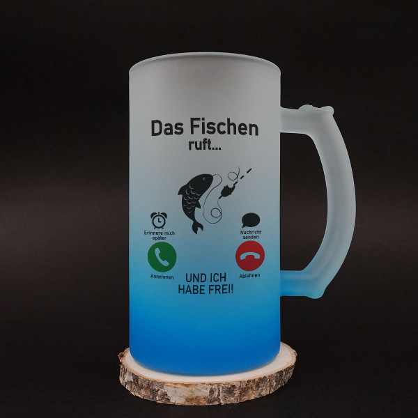Bierkrug "Das Fischen ruft" Bierkrug "Das Fischen ruft"