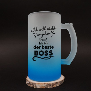 Bierkrug "Ich bin der beste Chef" Bierkrug "Ich bin der beste Chef"