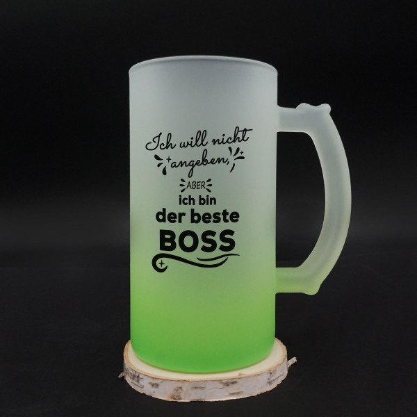 Bierkrug "Ich bin der beste Chef" Bierkrug "Ich bin der beste Chef"