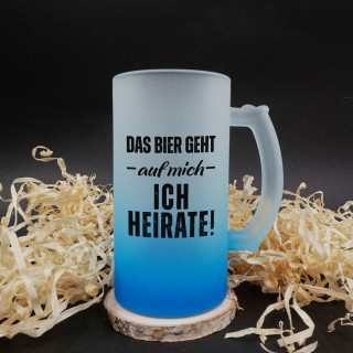 Bierkrug "Ich werde heiraten"