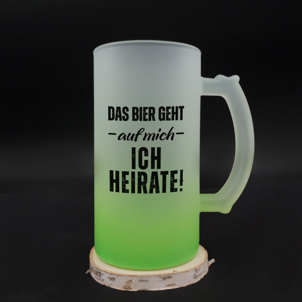 Bierkrug "Ich werde heiraten"