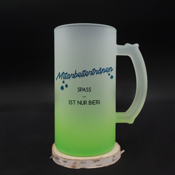 Bierkrug "Mitarbeiter-Tränen" Bierkrug "Mitarbeiter-Tränen"
