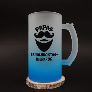 Bierkrug "Papas Erholungstag-Bierkrug"