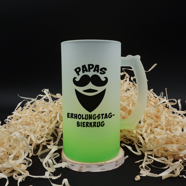 Bierkrug "Papas Erholungstag-Bierkrug" Bierkrug "Papas Erholungstag-Bierkrug"