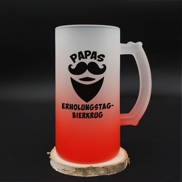 Bierkrug "Papas Erholungstag-Bierkrug" Bierkrug "Papas Erholungstag-Bierkrug"