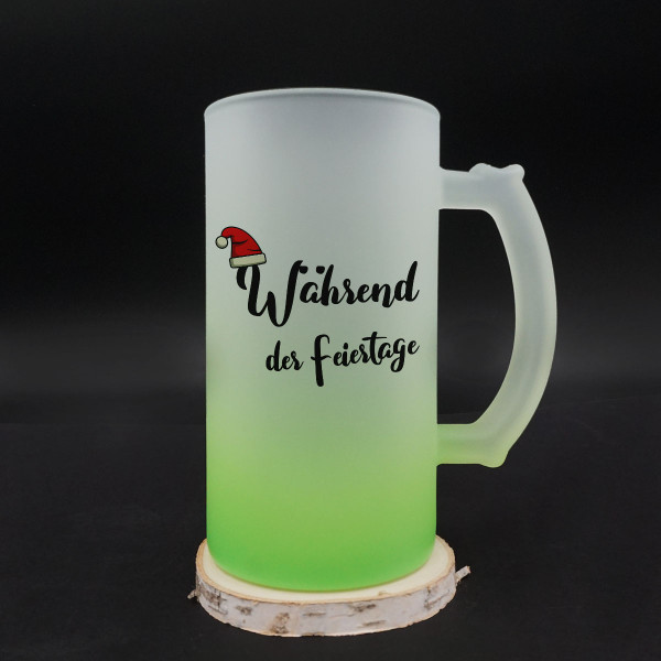 Bierkrug "Vor den Feiertagen"