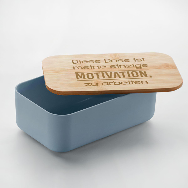 Brotdose "BEIBABOX – Motivation für die Arbeit"