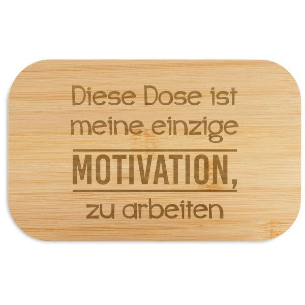 Brotdose "BEIBABOX – Motivation für die Arbeit"