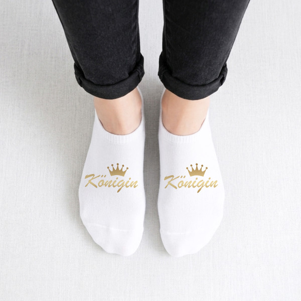 Damen-Kurzsocken "Königin"