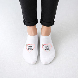 Damen-Kurzsocken "Liebe Oma"