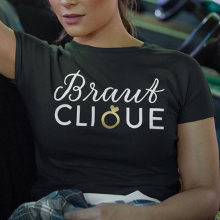 Damen-T-Shirt "Braut-Clique"
