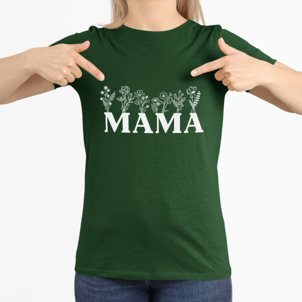 Damen-T-Shirt "Mama - Feldblume"