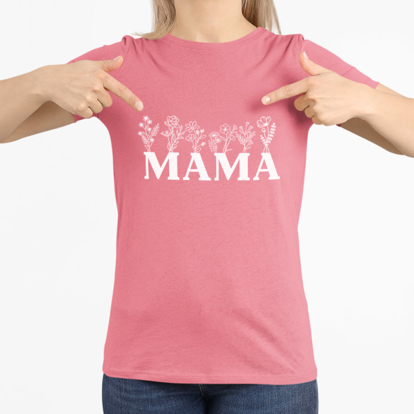 Damen-T-Shirt "Mama - Feldblume"