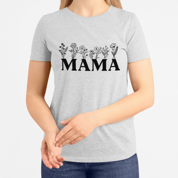 Damen-T-Shirt "Mama - Feldblume"