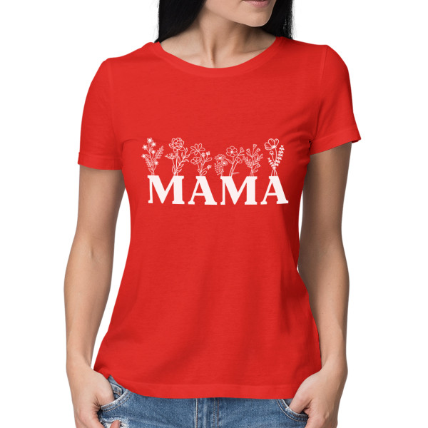 Damen-T-Shirt "Mama - Feldblume"