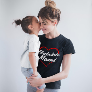 Damen-T-Shirts "Allerliebste Mami"