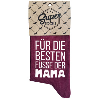 Damensocken „Für die besten Füße der Mama“
