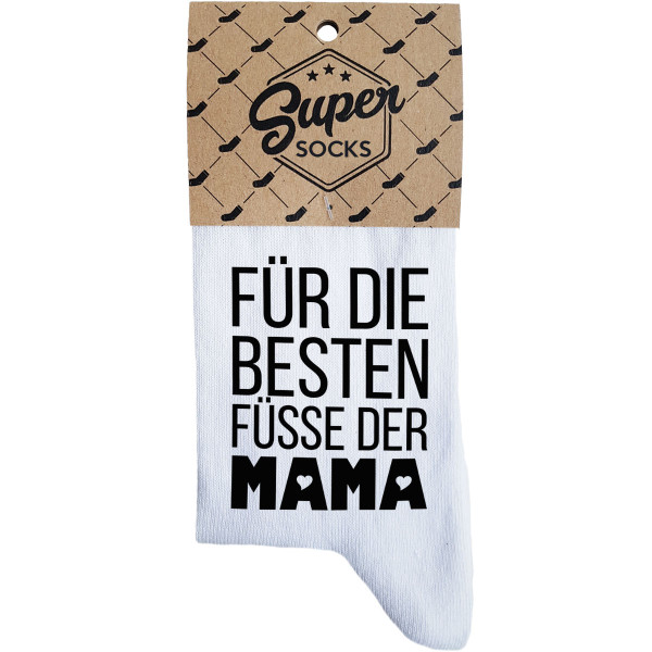 Damensocken „Für die besten Füße der Mama“ Damensocken „Für die besten Füße der Mama“