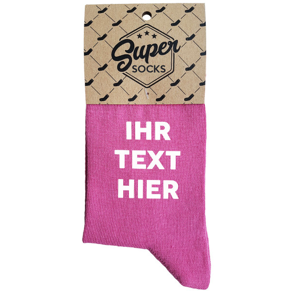 Damensocken mit Ihrem Wunschtext Damensocken mit Ihrem Wunschtext