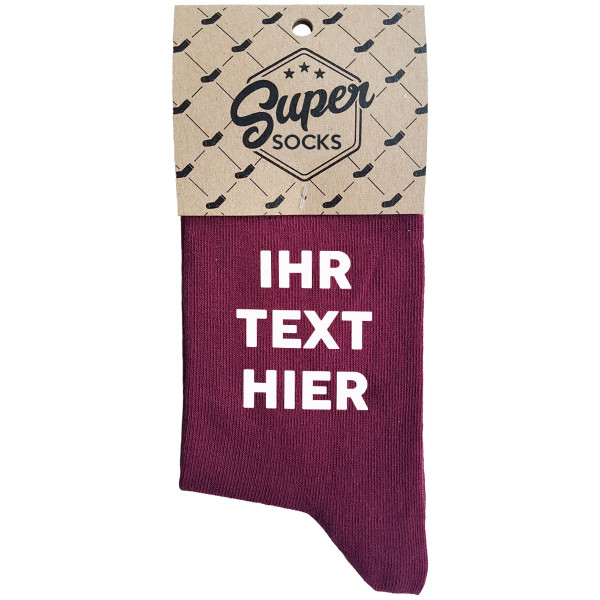 Damensocken mit Ihrem Wunschtext Damensocken mit Ihrem Wunschtext