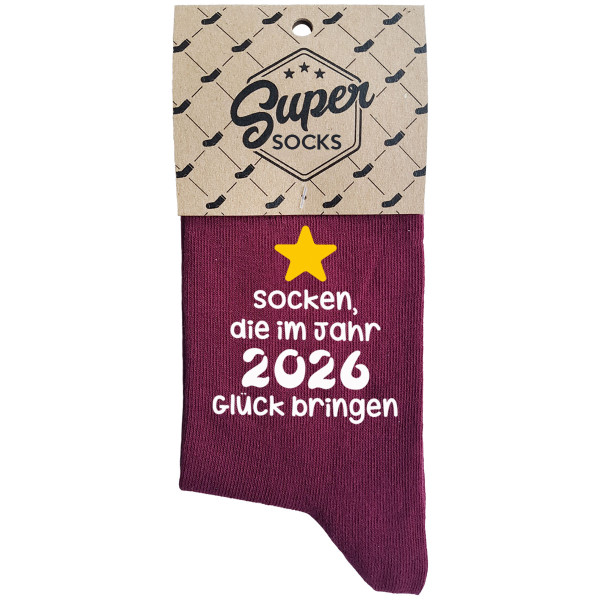 Damensocken "Socken, die im Jahr 2026 Glück bringen" Damensocken "Socken, die im Jahr 2026 Glück bringen"