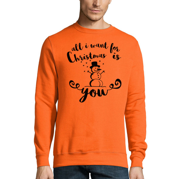 Sweatshirt "All I want for Christmas is you" (ohne Kapuze)