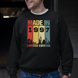 Sweatshirt „Limited Edition“ mit dem Geburtsjahr Ihrer Wahl (ohne Kapuze)