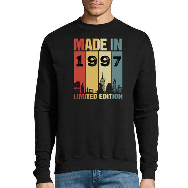 Sweatshirt „Limited Edition“ mit dem Geburtsjahr Ihrer Wahl (ohne Kapuze)