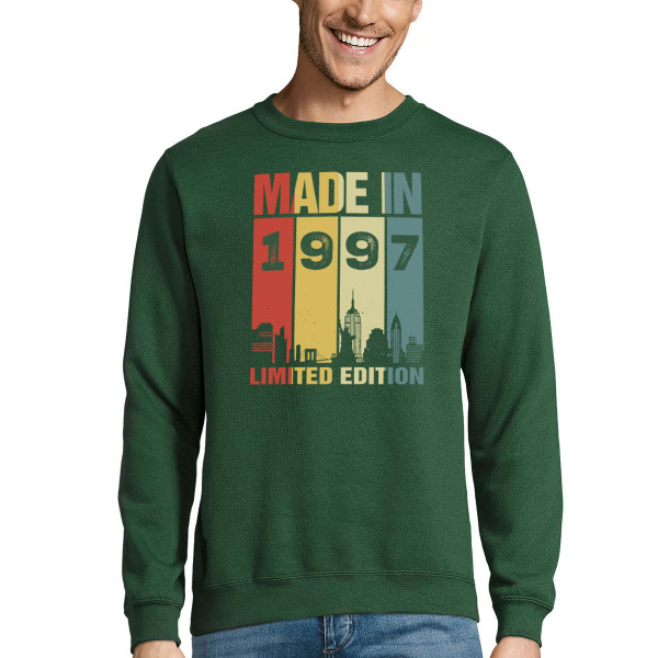 Sweatshirt „Limited Edition“ mit dem Geburtsjahr Ihrer Wahl (ohne Kapuze)