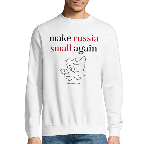 Sweatshirt "Make Russia small again" (ohne Kapuze)