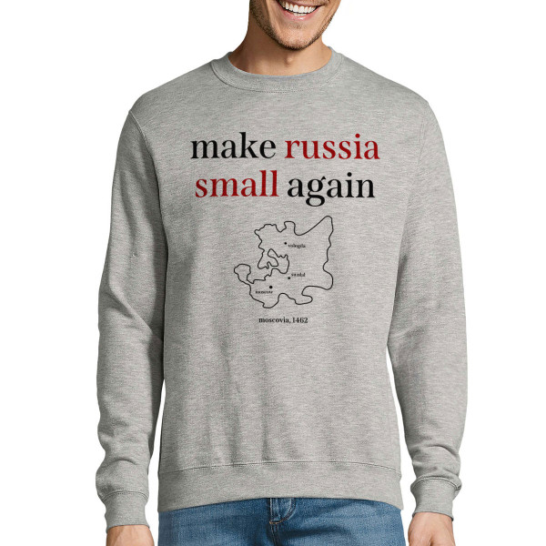 Sweatshirt "Make Russia small again" (ohne Kapuze)