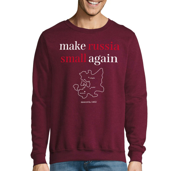 Sweatshirt "Make Russia small again" (ohne Kapuze)