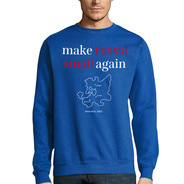 Sweatshirt "Make Russia small again" (ohne Kapuze)
